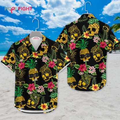 Pineapple Skull Hawaiian Shirt