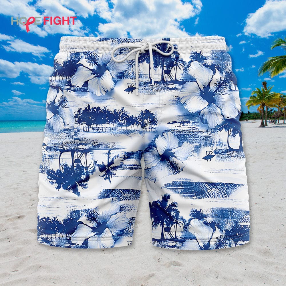 Hibiscus Ocean Swim Trunks