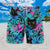 Tropical Black Cat Swim Trunks, Neon Jungle Cat Lovers Outfit