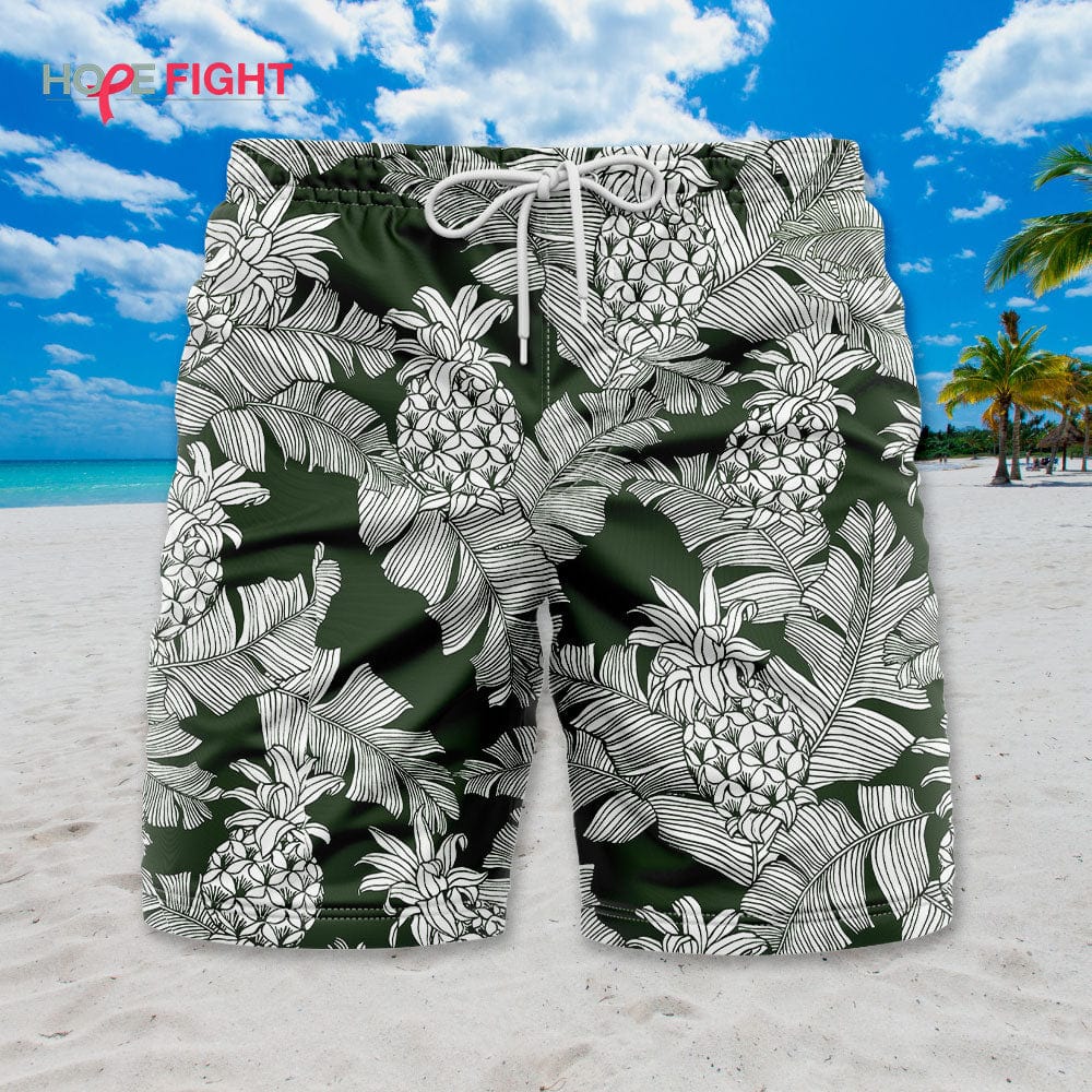 Pineapple Leaf Swim Trunks