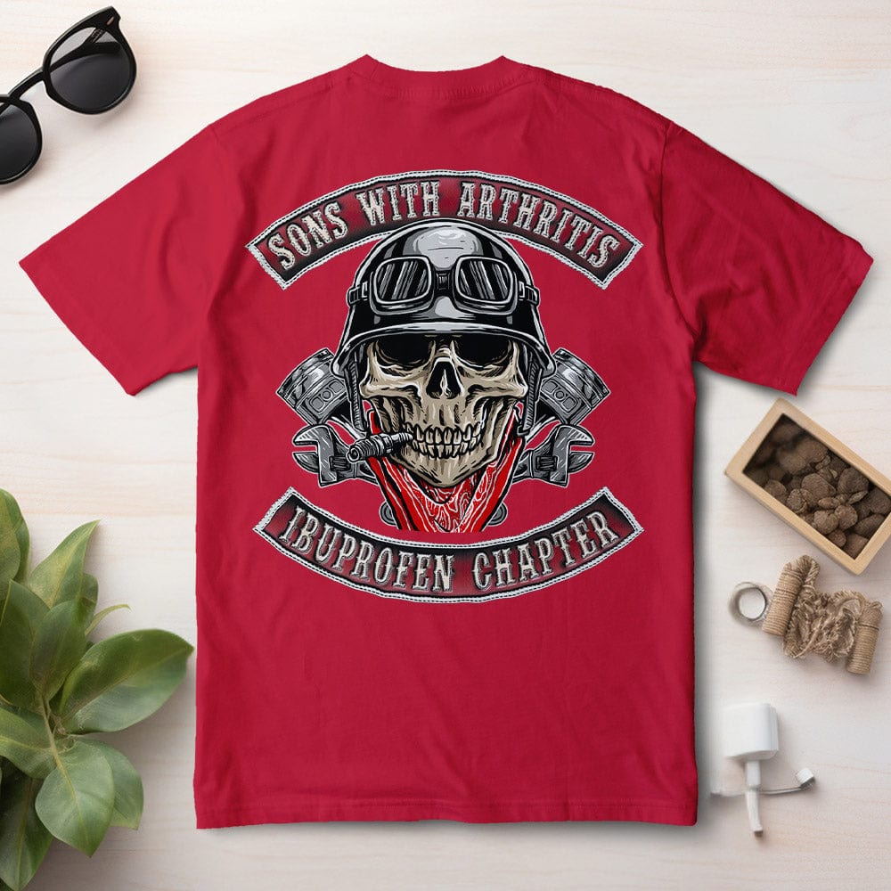 Camisetas de motociclista para hijos con artritis