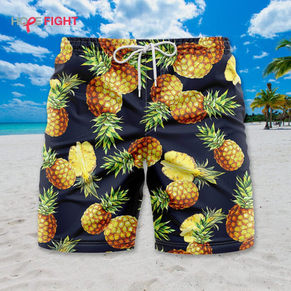Pineapple Swim Trunks for Summer Vibes