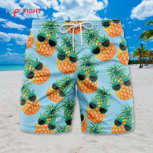 Cool Pineapple Swim Trunks