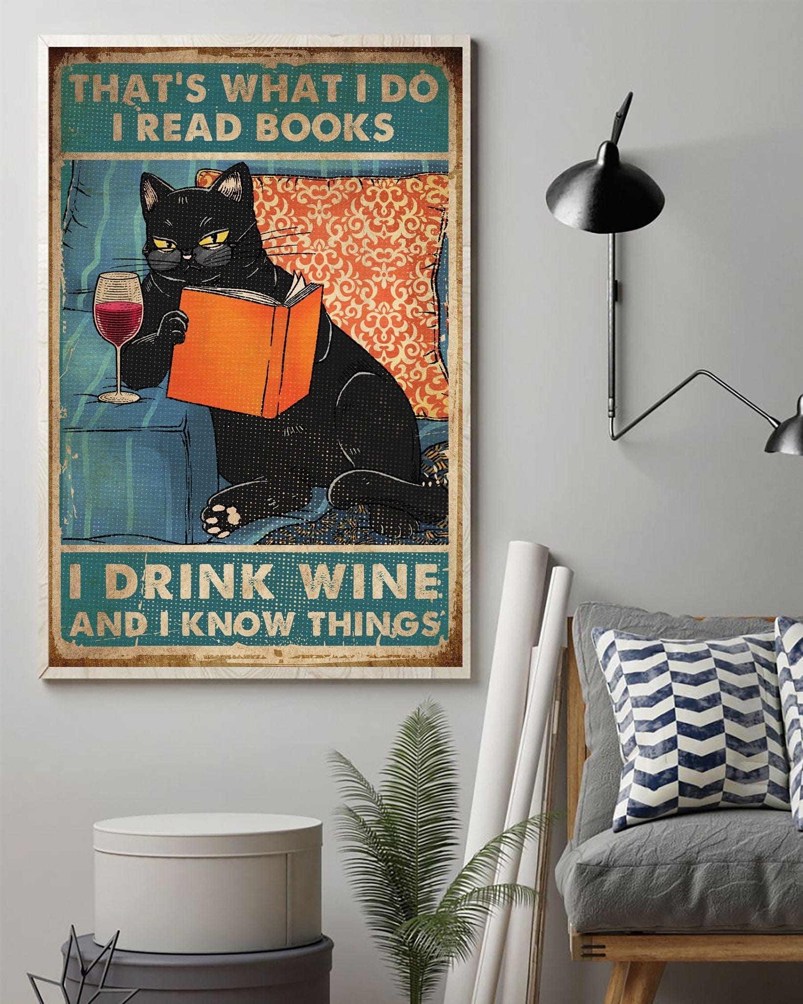 Book Poster, Book Canvas - That's What I Do I Read Books