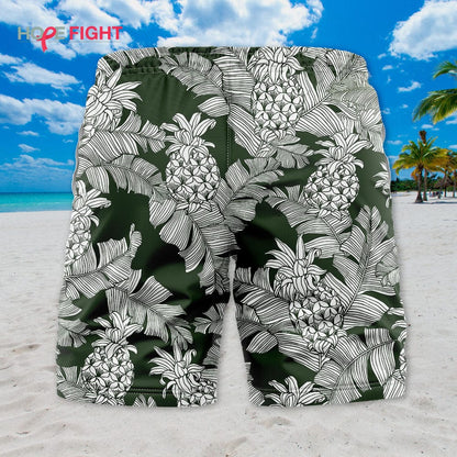 Pineapple Leaf Swim Trunks
