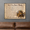 Personalized Cat Memorial Canvas - Don't Cry Sweet Mama, My Very Favorite Place