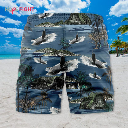 Submarine Swim Trunk, Tactical Navy Ocean Theme