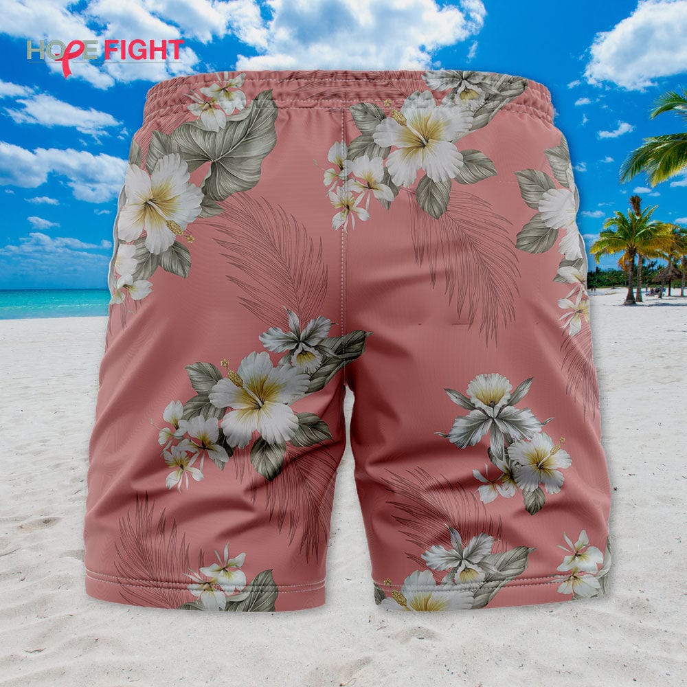Soft Hibiscus Swim Trunks