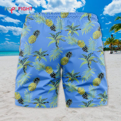 Pineapple Palm Swim Trunks