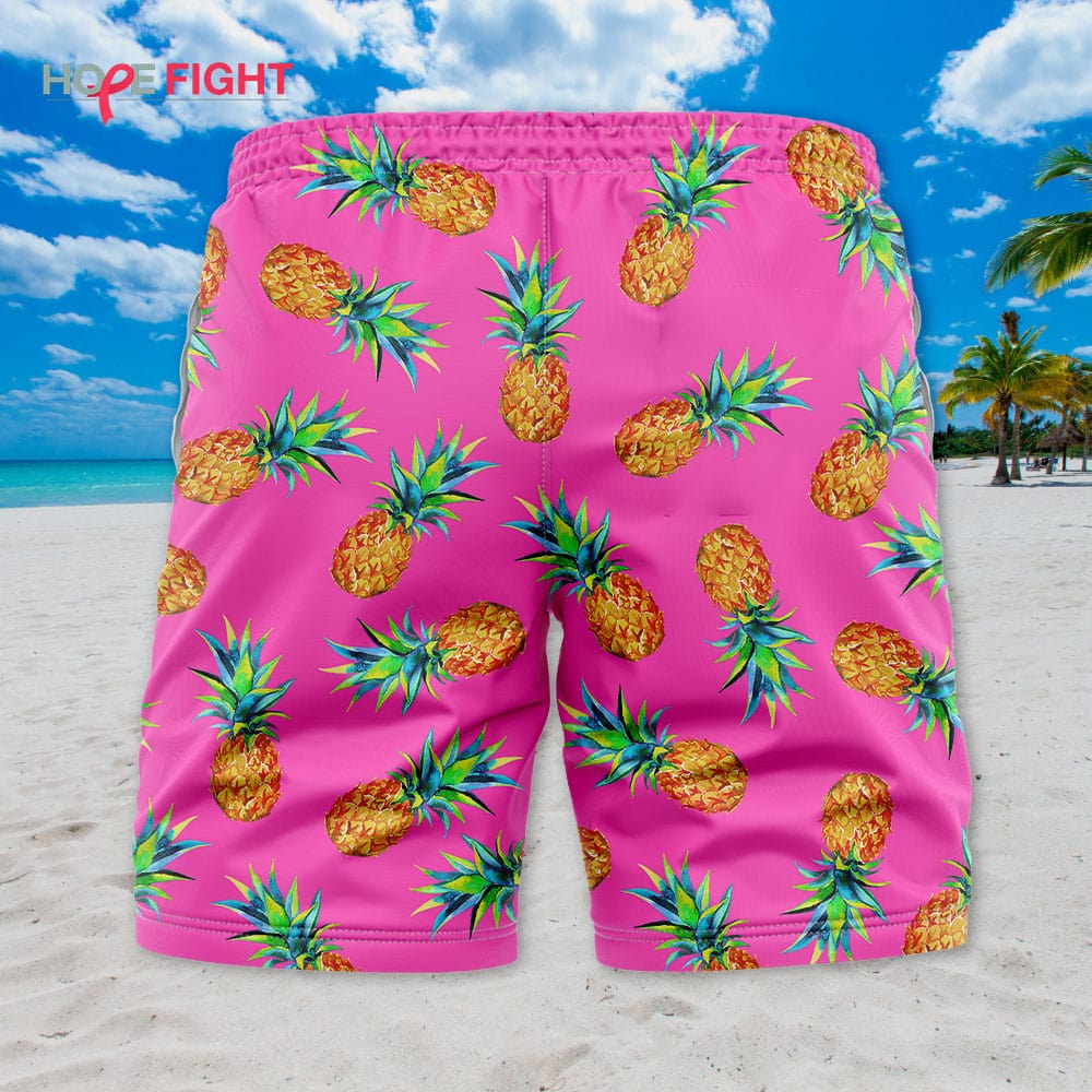 Pineapple Swim Trunks for Summer Beach Vibes