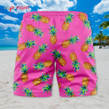 Pineapple Swim Trunks for Summer Beach Vibes