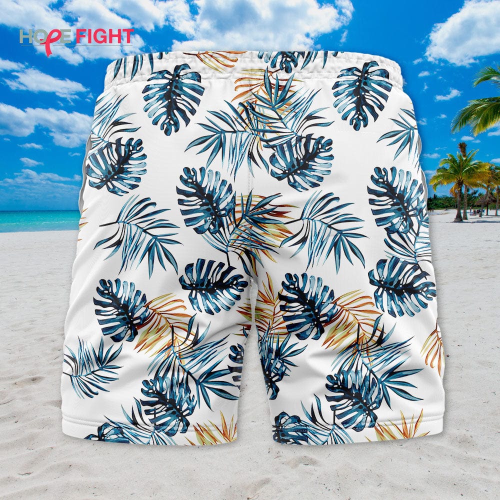 Tropical Leaf Swim Trunks