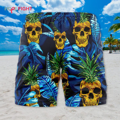 Pineapple Skull Swim Trucks