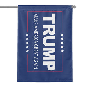 Bandera para casa y jardín de Trump Make America Great Again para fanáticos de Trump