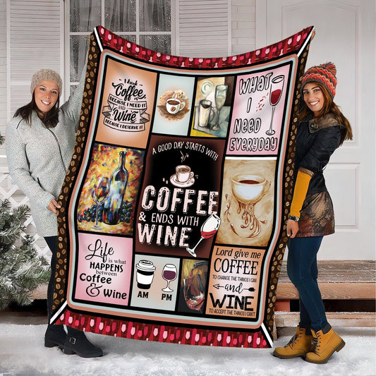 Un buen día empieza con café y termina con vino Manta para amantes del vino
