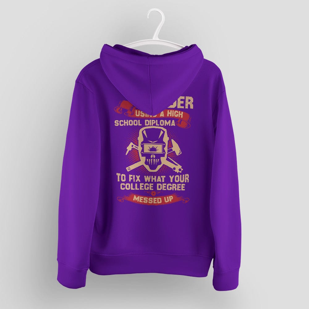 Funny Welding Hoodie, Welder Humor Tee for Metal Fabricators & Tradesmen