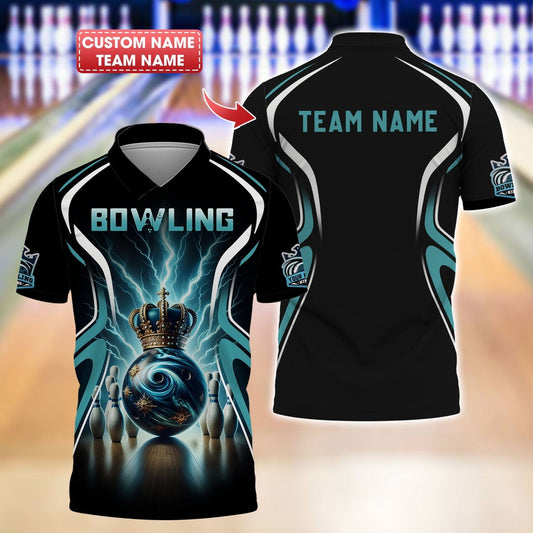 Personalized Bowling Team Shirt - Strike in Winning Style, All Over Printed