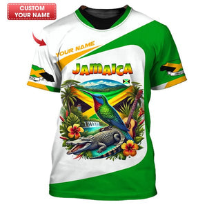 Custom Jamaica Shirt, Gift For Jamaica Lover, All Over Printed