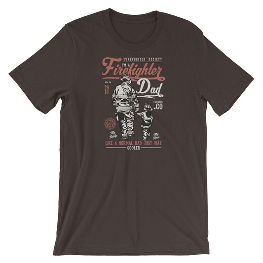 Camiseta de papá bombero: como un papá normal, pero mucho más genial