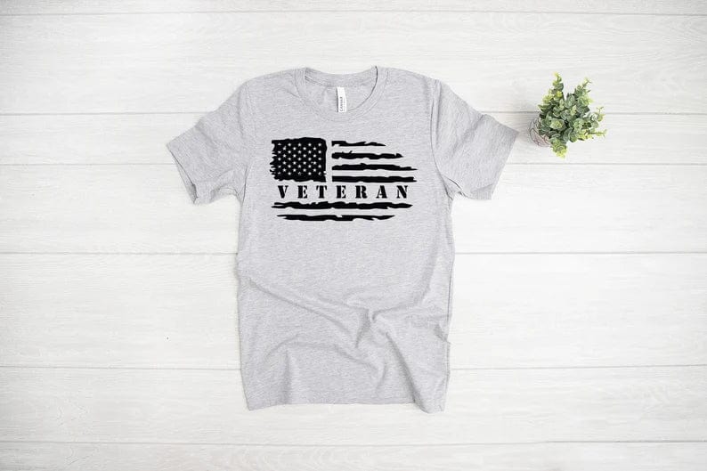 Camisetas de veteranos estadounidenses, camisetas con bandera estadounidense