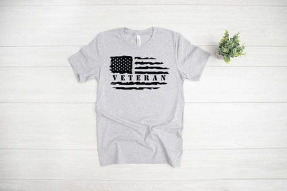 Camisetas de veteranos estadounidenses, camisetas con bandera estadounidense