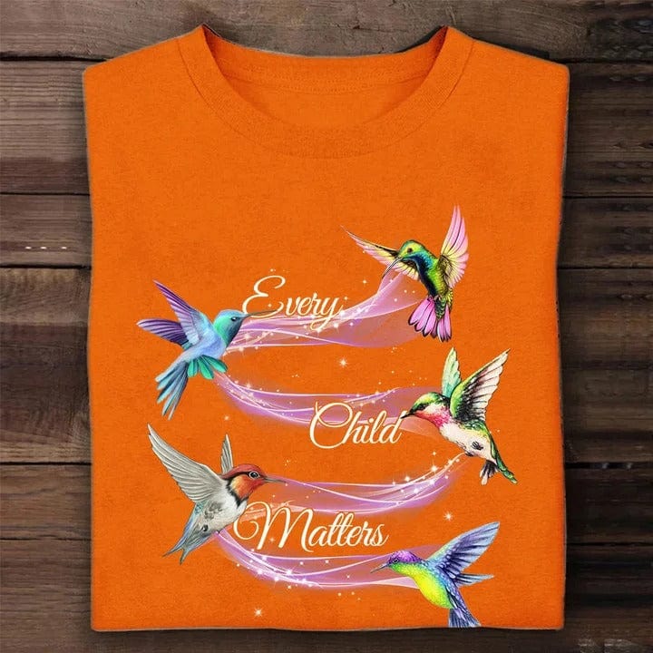 Support Every Child Matters with Hummingbirds Orange Shirt Day - Canadian Children