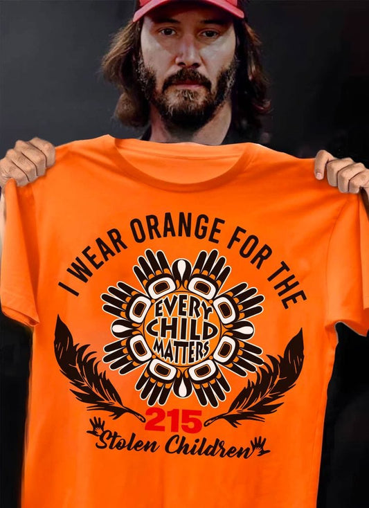 Camiseta "Every Child Matters" (Todos los niños importan), uso naranja por los niños robados