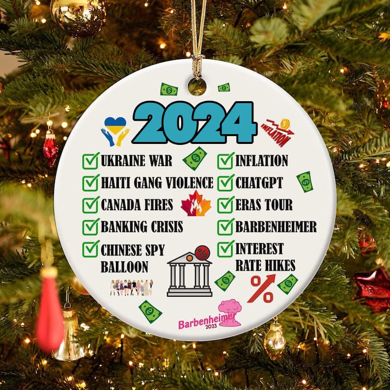 2023 Annual Event Christmas Ornament, Funny Christmas Tree Hanging Ornament