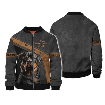 Majestic Rottweiler Custom T-Shirts Rottweiler 3D Shirt, All Over Printed