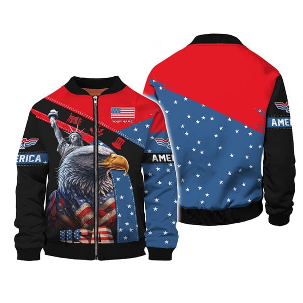 Personalized American Shirt, All Over Printed