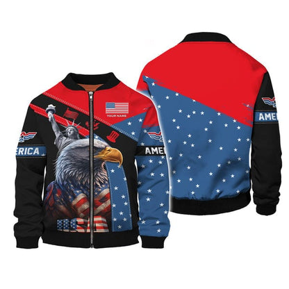 Personalized American Shirt, All Over Printed