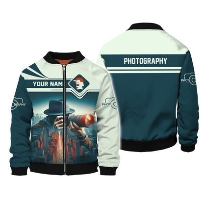 Photography Custom T- Shirts Photographer In The City 3D Shirt Gift For Photographer Lover, All Over Printed