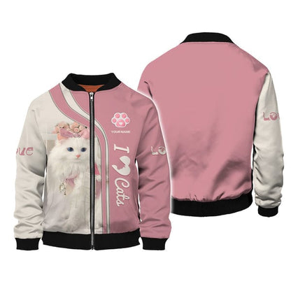 Personalized Cat Lover Shirt, All Over Printed