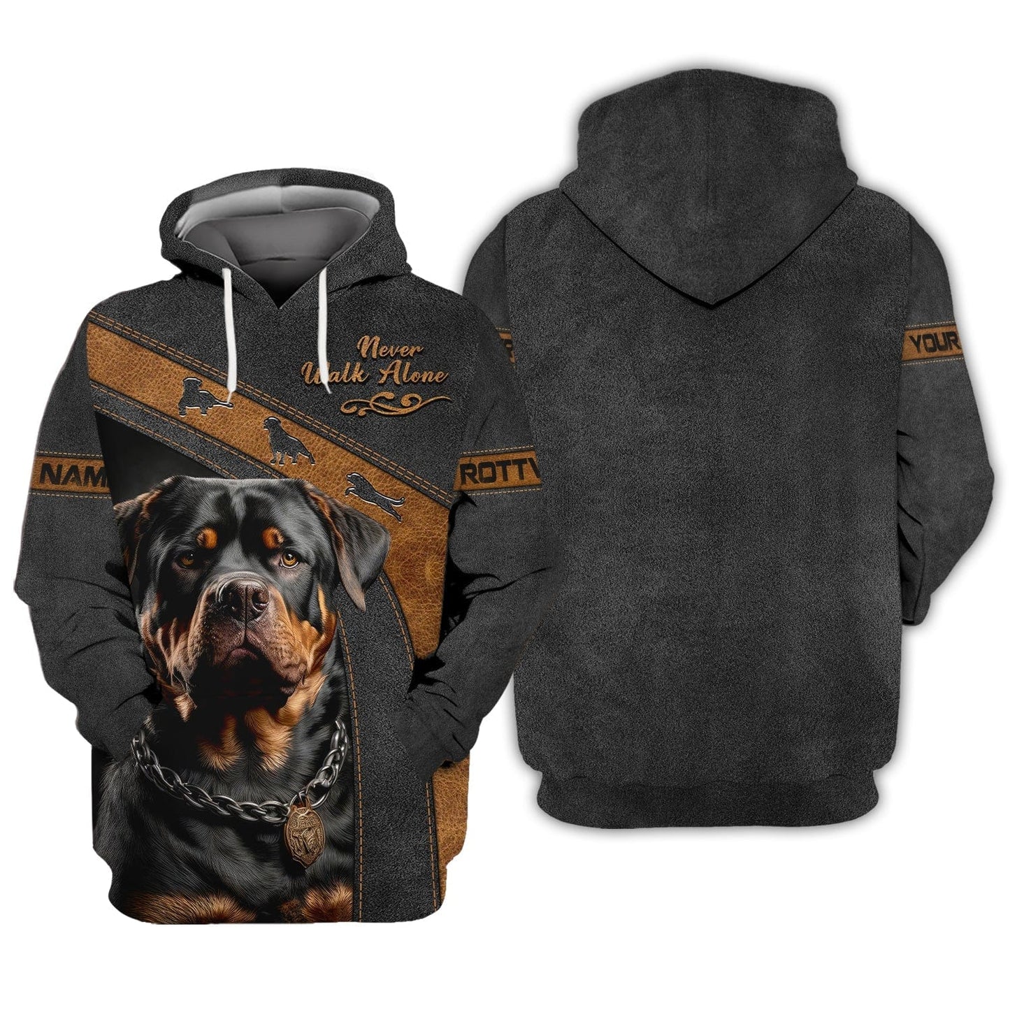 Majestic Rottweiler Custom T-Shirts Rottweiler 3D Shirt, All Over Printed