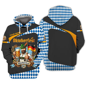 Oktoberfest Custom Name 3D Shirts Beer Festival T-Shirt Gift For Oktoberfest Lovers, All Over Printed