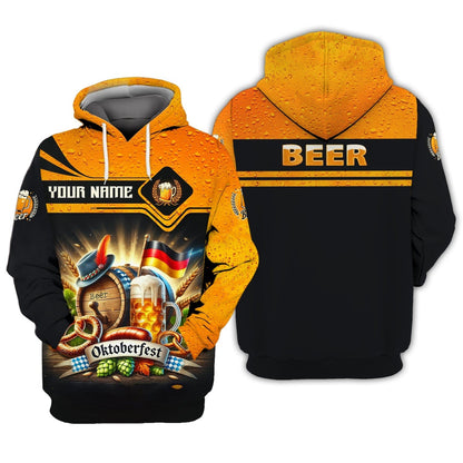 Oktoberfest 3D Shirts Beer Festival Custom T-Shirt Gift For Oktoberfest Lovers, All Over Printed
