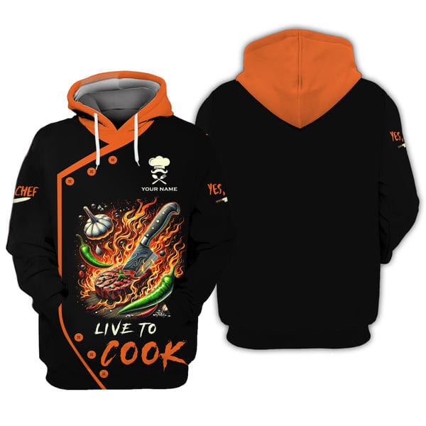 Personalized Chef Shirt, All Over Printed