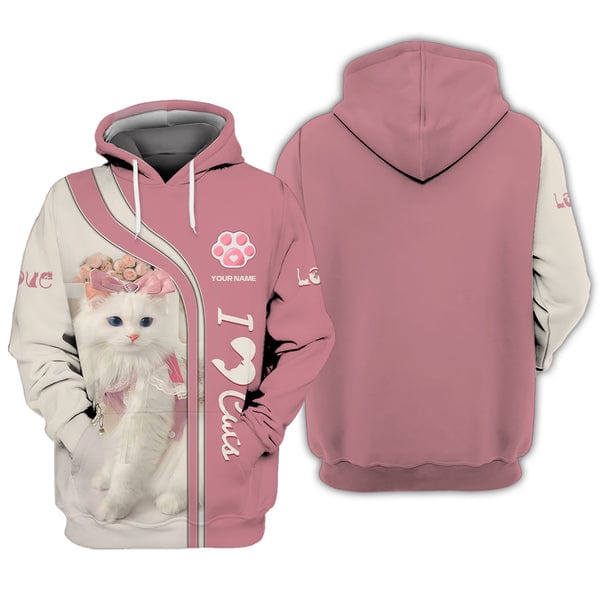 Personalized Cat Lover Shirt, All Over Printed