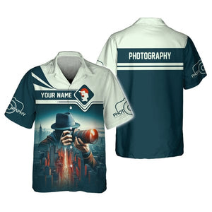 Custom Photography Shirt, Gift For Photography Lover, All Over Printed