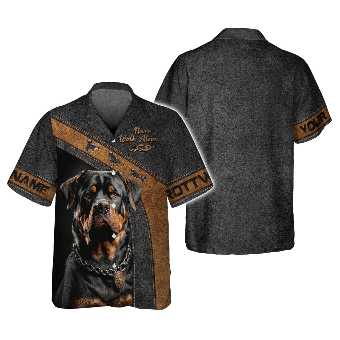 Majestic Rottweiler Custom T-Shirts Rottweiler 3D Shirt, All Over Printed