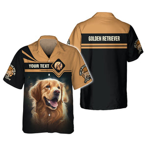 Golden Retriever Shirt, Gift For Dog Lover, All Over Printed