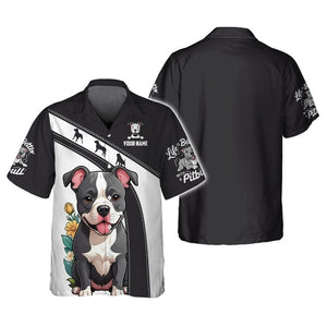 Custom Pitbull Shirt, Gift For Pitbull Lover, All Over Printed