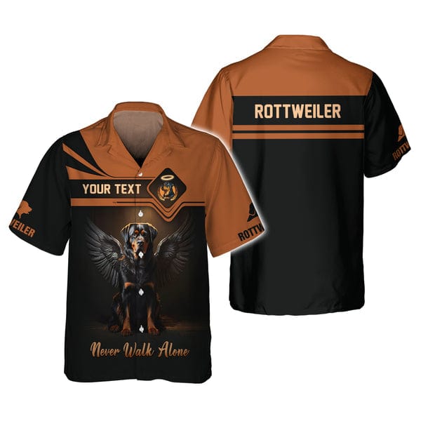 Custom Rottweiler Shirt, Gift For Rottweiler Lover, All Over Printed