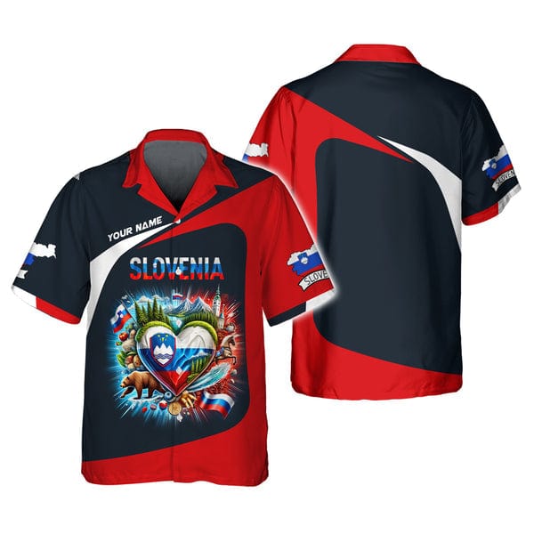Custom Slovenia Shirt, Gift For Slovenia Lover, All Over Printed