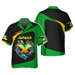 Custom Jamaica Shirt, Gift For Jamaica Lover, All Over Printed