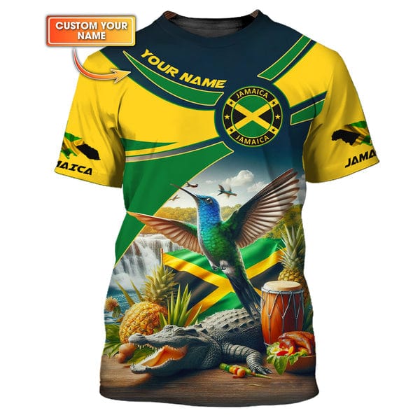 Custom Jamaica Shirt, Gift For Jamaica Lover, All Over Printed