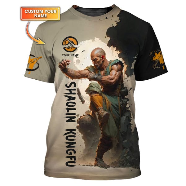 Custom Shaolin Kung Fu Shirt, Gift For Shaolin Kung Fu Lover, All Over Printed