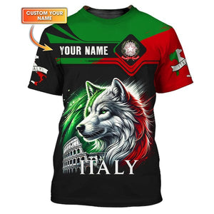 Custom Italy Shirt, Gift For Italy Lover, All Over Printed