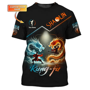 Custom Shaolin Kung Fu Shirt, Gift For Shaolin Kung Fu Lover, All Over Printed