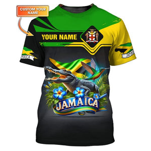 Custom Jamaica Shirt, Gift For Jamaica Lover, All Over Printed